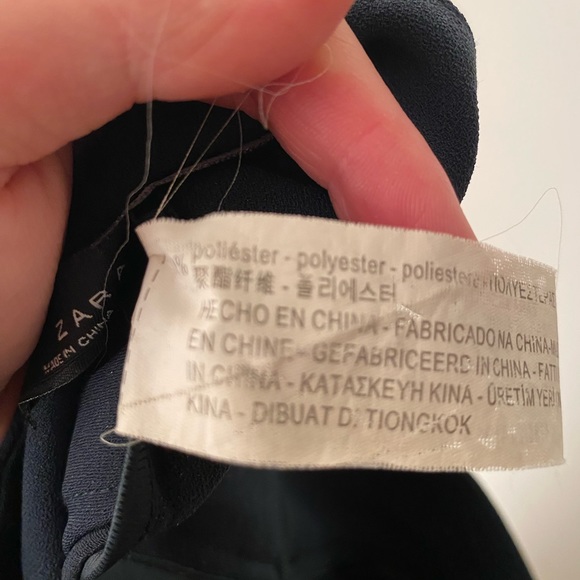 ZARA High Waisted Black Culottes - Picture 8 of 9